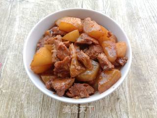 Braised Pork with White Radish recipe