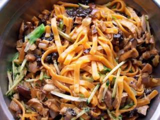 Three Fresh Chinese Wolfberry Noodles recipe