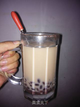 Red Bean Milk Tea recipe