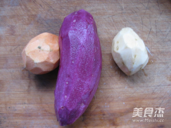 Coconut Purple Sweet Potato Congee recipe