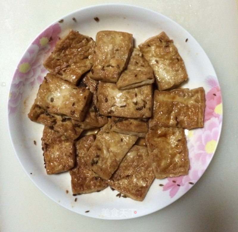 Fried Tofu with Cumin recipe