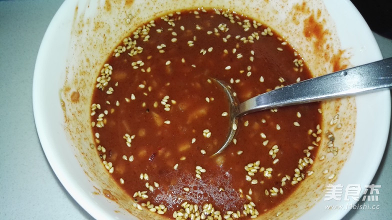 Korean Chili Sauce Mixed with Vermicelli recipe