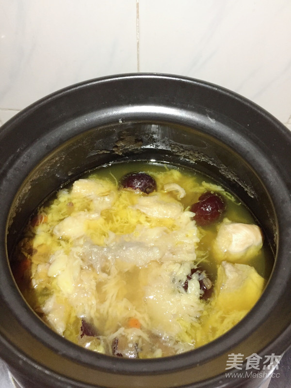 Durian Meat Boiled Chicken Soup recipe