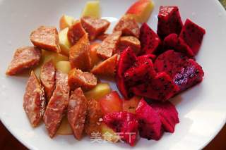 Tremella Beef Intestine Fruit Salad recipe