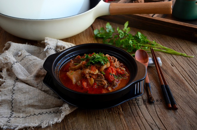 Stewed Beef Brisket with Tomatoes recipe