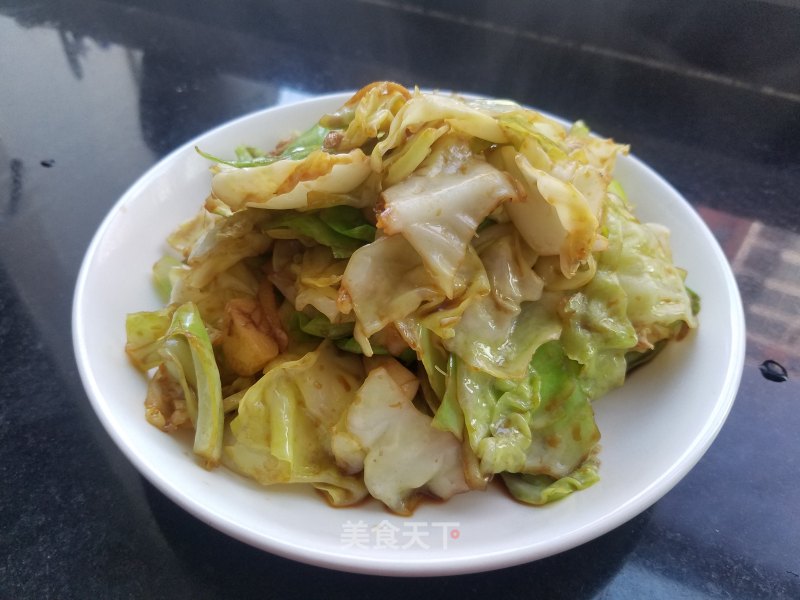 Vegetarian Stir-fried Shredded Cabbage recipe