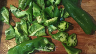 Scrambled Eggs with Green Peppers recipe