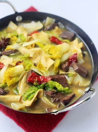 Yellow Cabbage Stewed Blood Clots