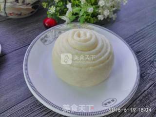 #aca烤明星大赛#milk-flavored Big Flower Roll recipe