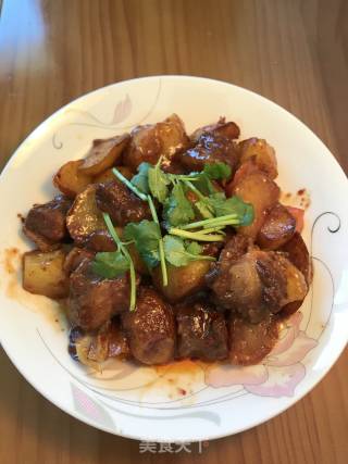 Roast Potatoes and Beef recipe