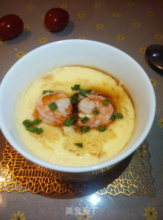 Shrimp Steamed Egg recipe