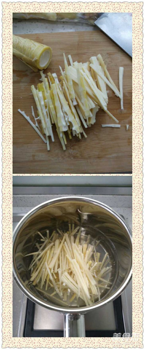 Spring Bamboo Shoots and Shredded Shrimp recipe