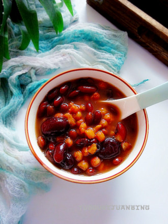Red Dates and Black Bean Ballast Congee recipe