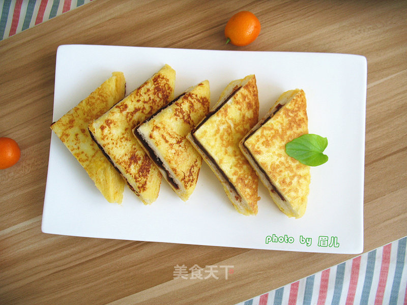 Toast with Red Bean Paste recipe