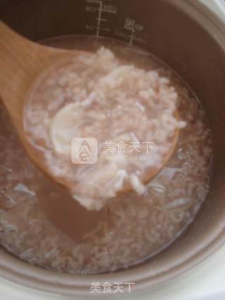 Red Brown Rice Lily Porridge recipe