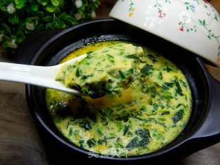 Spinach and Egg Custard recipe
