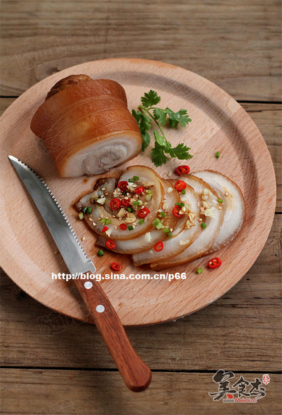 Pork Belly with Cold Sauce recipe