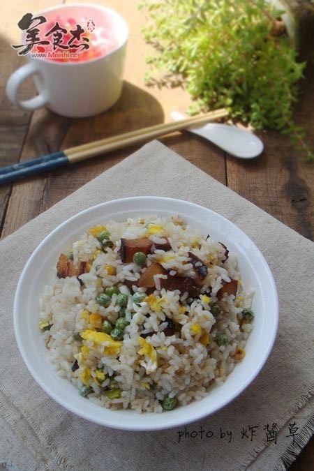 Fried Rice with Bacon and Egg recipe