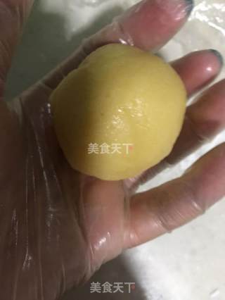 #柏翠大赛# Standard Cheese Custard Mooncake recipe