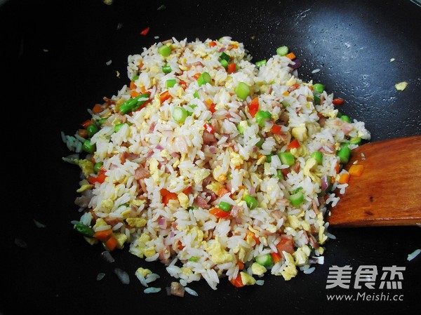 Five Egg Fried Rice recipe