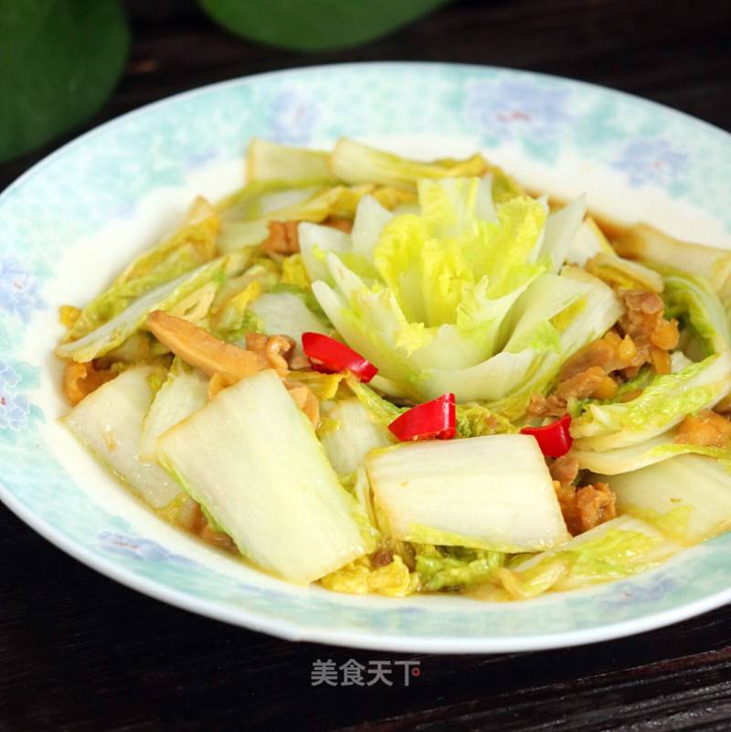 Stir-fried Baby Vegetables with Shredded Chicken recipe