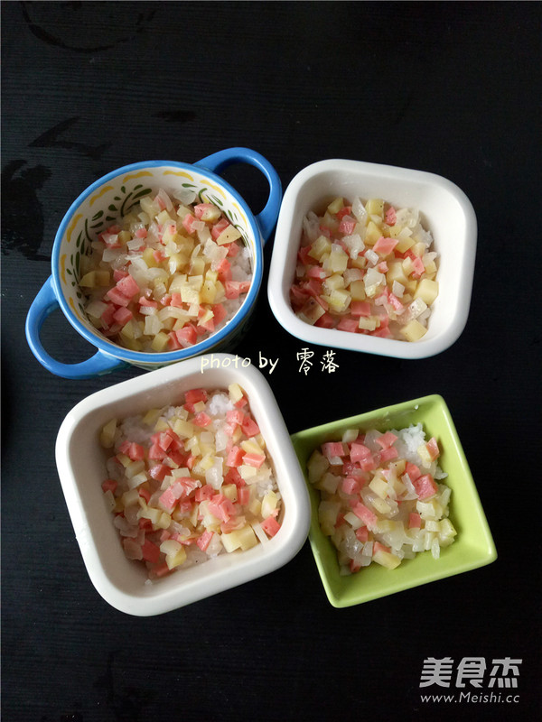 Baked Rice with Ham recipe