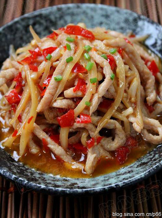 Pork Shredded with Ginger and Fish Flavor recipe