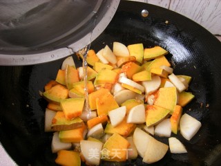 Weight Loss Weapon-radish Stewed Pumpkin recipe