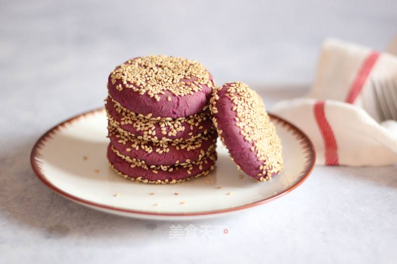 Purple Sweet Potato Glutinous Rice Cake recipe