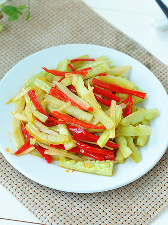 Stir-fried Bitter Gourd with Ginger recipe