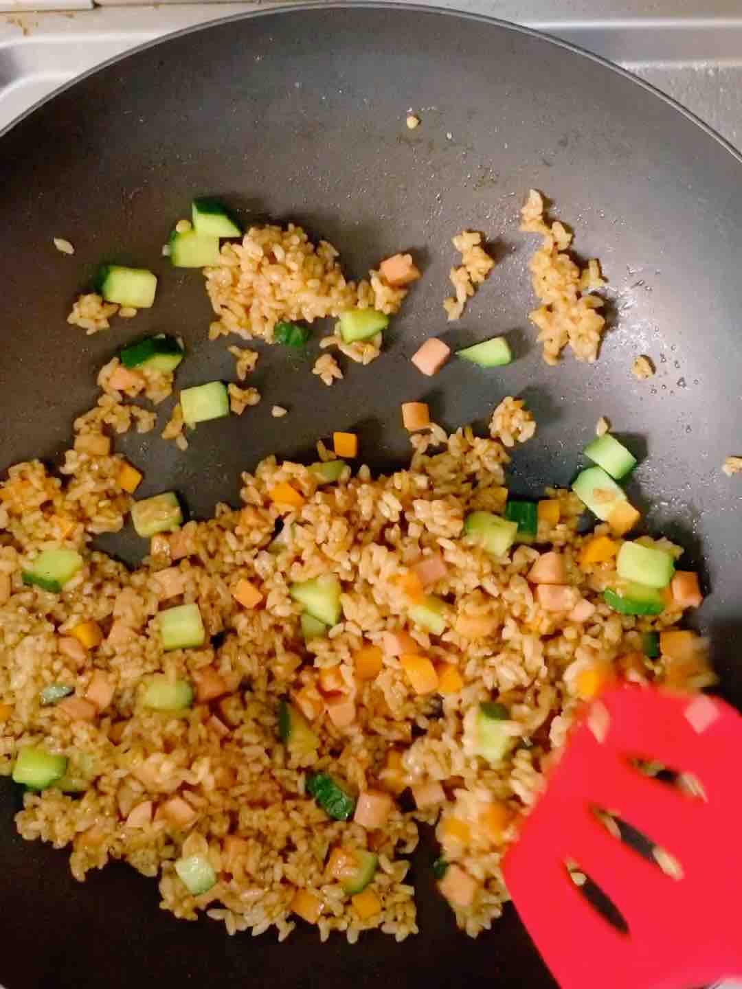 Simple and Delicious Fried Rice with Soy Sauce recipe