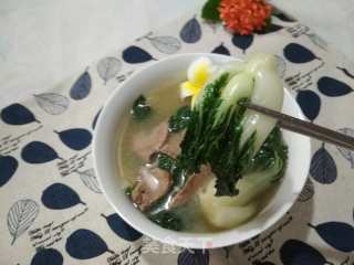 Cabbage and Pork Liver Soup recipe