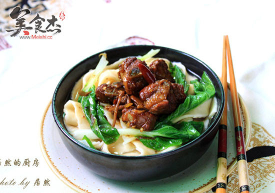 Braised Pork Ribs Noodle recipe