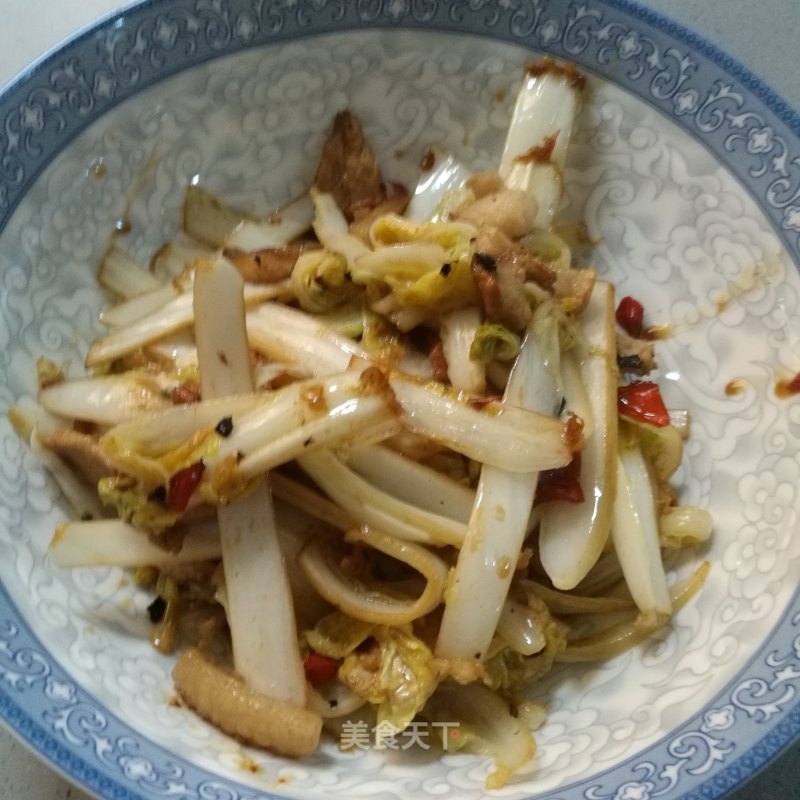 Stir-fried Pork with Baby Vegetables recipe
