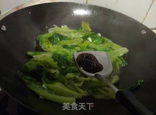 Lettuce in Oyster Sauce recipe
