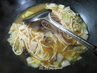 Beef and Cabbage Noodle Soup recipe