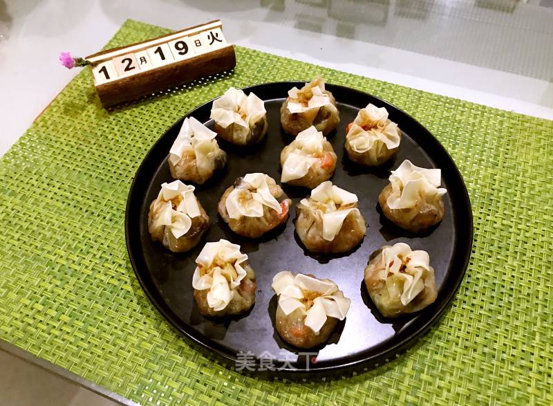 Glutinous Rice Duck Leg Mushroom Siu Mai recipe