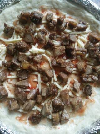 Beef Mixed Vegetable Pizza recipe