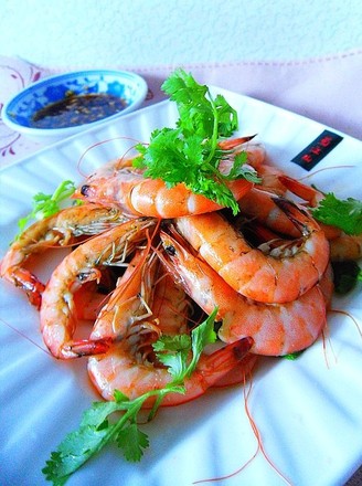 Braised Tiger Shrimp with Rice Wine recipe