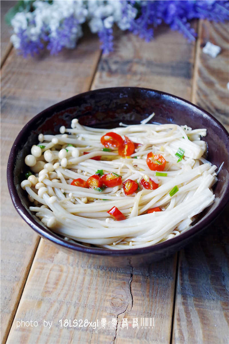 Boiled Enoki Mushroom recipe