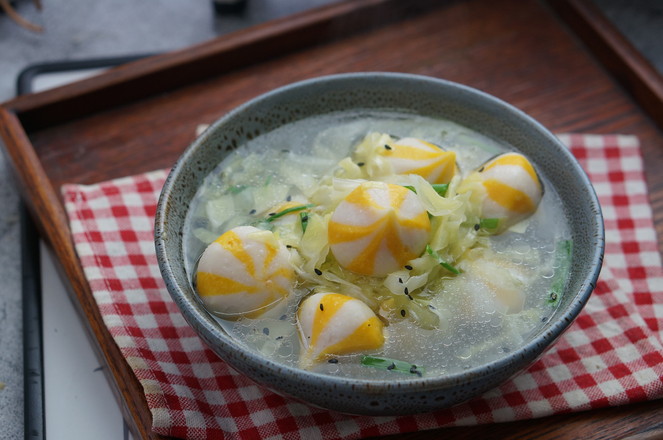 Cabbage Fish Roe Soup recipe