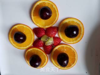 Flower-shaped Fruit Platter recipe