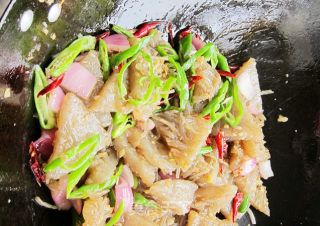 Hebei Snacks-{spicy Fragrant Fried Skin Dregs} recipe