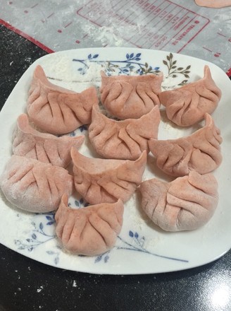 Carrots in Colorful Dumplings recipe