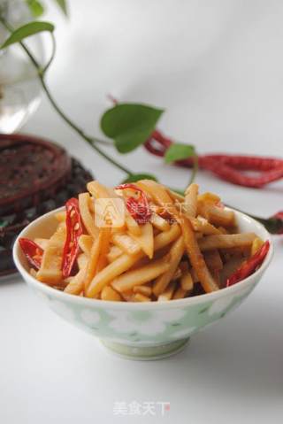Hot and Sour Bamboo Shoots recipe