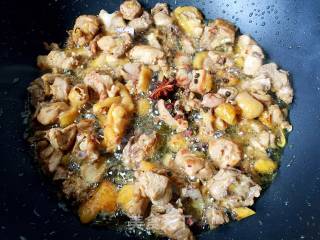 Spicy Dry Stir-fried Chicken recipe