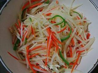 Refreshing Small Cold Dish------【sliced Potato with Cold Salad】 recipe