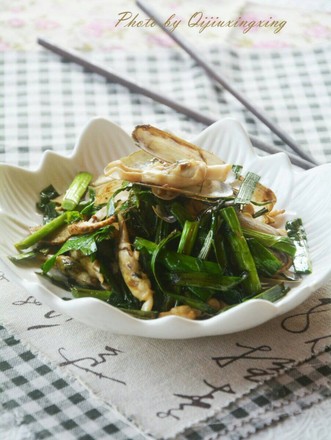 Fried Razor Clams with Garlic recipe