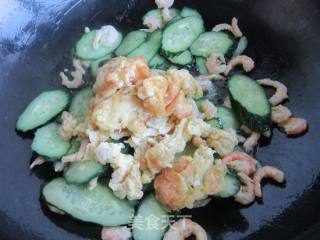 Homemade Cucumber Scrambled Eggs recipe