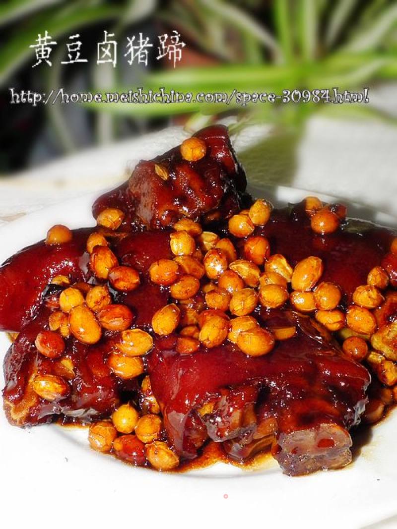 Soy Stewed Trotter recipe